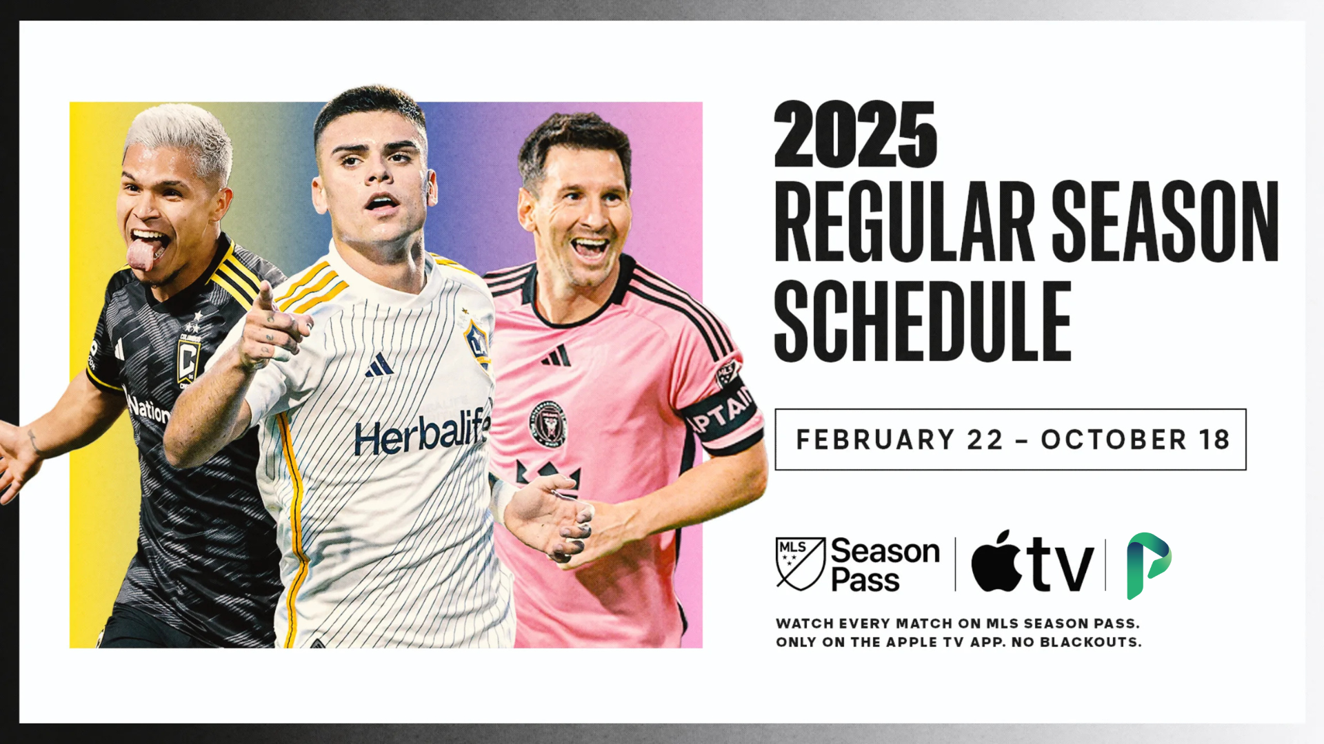 MLS unveils 2025 Regular Season schedule, Exclusive on iPlayTV